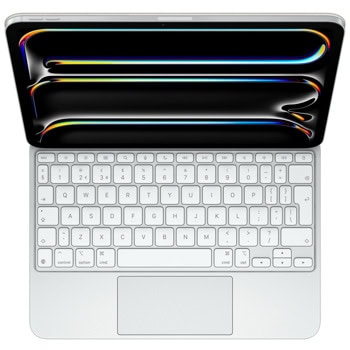 Клавиатура Apple Magic Keyboard за iPad Pro 11-inch (7th Gen), International English подредба, бяла, USB-C | JAR Computers Apple Magic Keyboard 11inch MWR03Z/A
