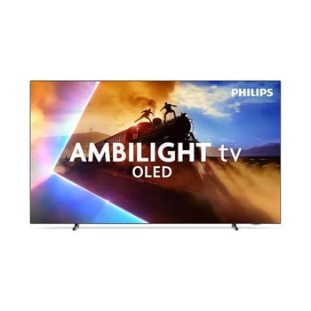 Телевизор Philips 55OLED770/12, 55" (139.7cm) 4K/UHD OLED Smart TV, HDR10+, 120Hz, Dolby Atmos, DTS Virtual:X, Ambilight, DVB-T2/C/S2, Wi-Fi, Bluetooth, 4x HDMI, 2x USB | JAR Computers Philips 55OLED770/12