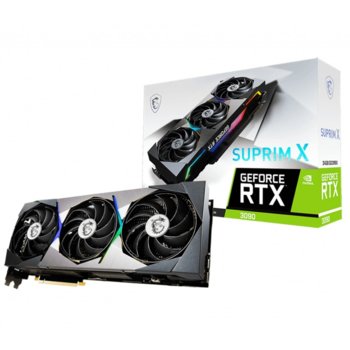 Видео карта Nvidia GeForce RTX 3090, 24GB, MSI SUPRIM X, 912-V388-010, GDDR6X, 384-bit, DP, HDMI | JAR Computers MSI RTX-3090-SUPRIM-X-24G