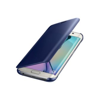 Clear View Cover Samsung Galaxy S6 Edge Black