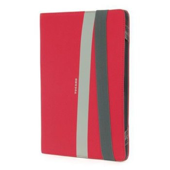 Калъф /тип бележник/ за таблет Tucano TABU10-R, до 10.1" (25.65cm),полиуретан, червен | JAR Computers TUCANO TABU10-R 10.1inch red