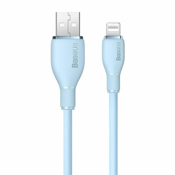 Кабел Baseus Pudding, от USB A(м) към Lightning(м), 2m, син | JAR Computers кабел baseus pudding usb a to lightning P103557003