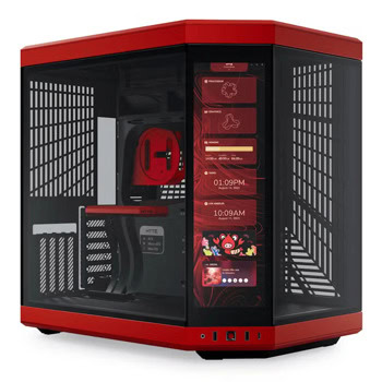 HYTE Y70 Tempered Glass Black/Red CS-HYTE-Y70-BR