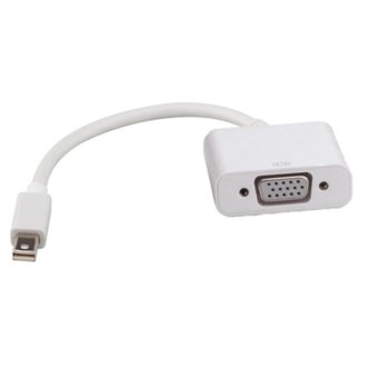 Преходник Roline 12.03.3140, Mini DisplayPort(м) към VGA(ж), бял | JAR Computers Roline Mini DisplayPort(м) към VGA(ж) 12.03.3140