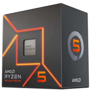 Процесор AMD Ryzen 5 7600, шестядрен (3.80/5.10GHz, 32MB Cache, 0.40-2.20GHz GPU, AM5) BOX, с охлаждане AMD Wraith Stealth | JAR Computers процесор AMD Ryzen 5 7600 100-100001015BOX