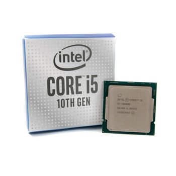 Процесор Intel Core i5-10600K, шестядрен (4.1/4.8 GHz, 12MB Cache, 1200MHz графична честота, LGA1200) Tray, без охлаждане | JAR Computers Intel Core I5-10600K Tray