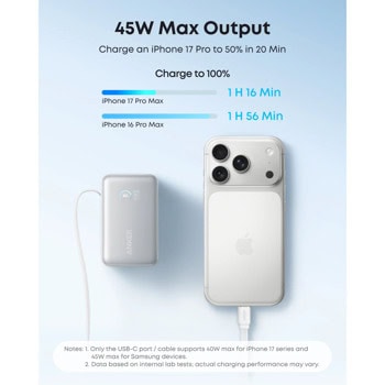 Anker Nano Power Bank 10K White A1638H21 | JAR Computers Anker Nano Power Bank 10K White A1638H21