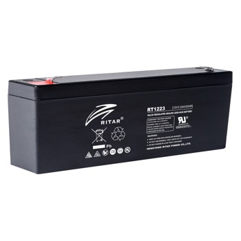 Акумулаторна батерия Ritar Power RT1223, 12V, 2.3Ah, AGM, T1(F1) конектори image