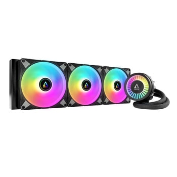 Водно охлаждане за процесор Arctic Liquid Freezer III 420 A-RGB Black, съвместимост със сокети Intel LGA 1700/1851 & AMD AM5/AM4 | JAR Computers Arctic Liquid Freezer III 420 A-RGB Black