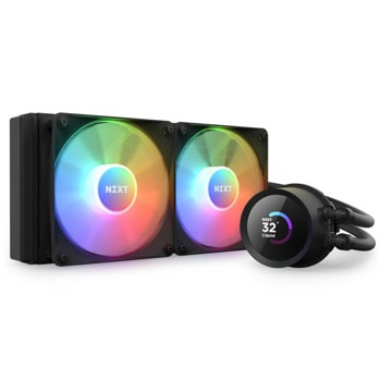 Водно охлаждане за процесор NZXT Kraken 240 RGB Black, съвместимост със сокети Intel LGA1700/1200/225X & AMD AM5/AM4/sTRX4/TR4 | JAR Computers Охлаждане за процесор NZXT Kraken 240 RGB Black