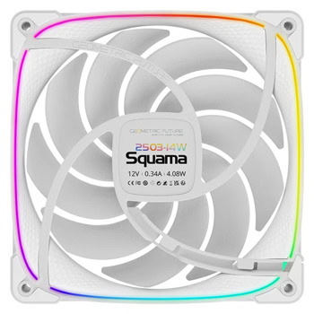 Geometric Future Squama 2503-14 3-pack White