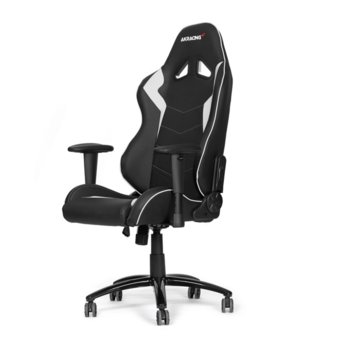 Геймърски стол AKRACING Octane White, черно-бял | JAR Computers AKRACING Octane White