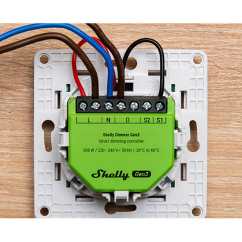 Shelly Dimmer Gen3 S3DM-0A101WWL | JAR Computers Shelly Dimmer Gen3 S3DM-0A101WWL