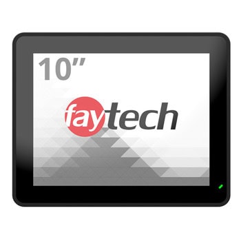 Индустриален тъч монитор Faytech 4010077702 FT10TMCAPOB, 9.7" (24.63 cm) XGA сензорен дисплей, DisplayPort, HDMI, VGA, RS232 | JAR Computers FAYTECH 4010077702 FT10TMCAPOB