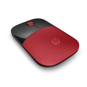 Мишка HP Z3700, оптична (1200 dpi), безжична, USB, червена, нископрофилен дизайн image
