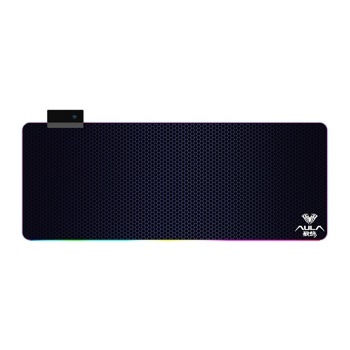 Подложка за мишка F-X5, гейминг, черна, 800 x 300 x 3 мм, RGB подсветка image