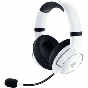 Слушалки Razer Kaira Hyperspeed White (RZ04-04480200-R3M1), безжични, Bluetooth, микрофон, гейминг, 50мм говорители, до 30 часа време на работа, Xbox лицензирани, бели | JAR Computers Razer Kaira Hyperspeed White RZ04-04480200-R3M1
