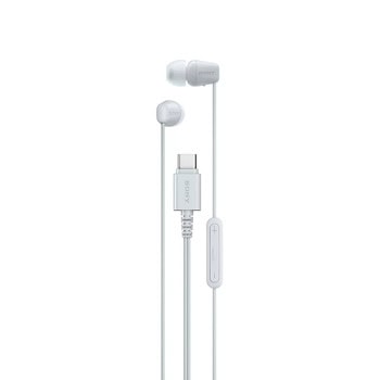 Слушалки Sony IER-EX15C, USB-C, микрофон, контрол за силата на звука, бели | JAR Computers Sony IER-EX15C White IEREX15CW.CE7