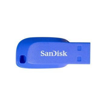 Памет 16GB USB Flash Drive, SanDisk Cruzer Blade, USB 2.0, син | JAR Computers SanDisk 16GB Cruzer Blade Blue
