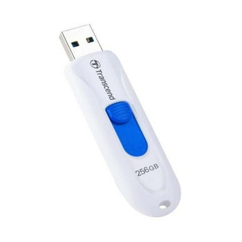 Памет 256GB USB Flash Drive, Transcend JetFlash 790, USB 3.1, бяла | JAR Computers Transcend 256GB JetFlash 790 White TS256GJF790W