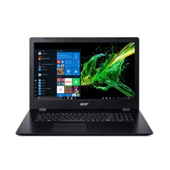 Лаптоп Acer Aspire 3 A317-32 (NX.HF2EX.00N-8GB), четириядрен Gemini Lake Refresh Intel Celeron N4120 1.1/2.6 GHz, 17.3" (43.94 cm) HD+ Anti-Glare Display, (HDMI), 8GB DDR4, 256GB SSD, 1x USB 3.1, No OS | JAR Computers Acer Aspire 3 A317-32