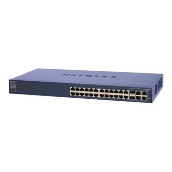 Netgear FS728TSEU 24-Port 10/100 Stacking Smart Sw