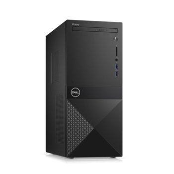 Настолен компютър Dell Vostro 3671 MT (N204VD3671EMEA01_R2005_22NM_UBU), четириядрен Coffee Lake Intel Core i3-9100 3.6/4.2 GHz, 4GB DDR4, 1TB HDD, 2x USB 3.1 Gen 1, клавиатура и мишка, Linux | JAR Computers Dell Vostro 3671 MT N204VD3671EMEA01_R2005_22NM_UB
