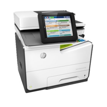 Мултифункционално мастиленоструйно устройство HP PageWide Enterprise Color MFP 586dn, цветен, принтер/скенер/копир/факс, 2400x1200 dpi, 50стр/мин, LAN, USB, A4 | JAR Computers HP PageWide Enterprise Color MFP 586dn (G1W39A)