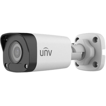 IP камера UniVIEW IPC2122LB-SF28-A, насочена ("bullet") камера, 2MP (1920x1080@25fps), 2.8mm обектив, Ultra H.265/H.264/MJPEG, IR осветеност (до 30м), външна IP67, PoE (802.3af), RJ-45 | JAR Computers UniVIEW IPC2122LB-SF28-A