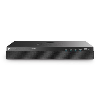 IP видеорекордер TP-Link VIGI NVR2016H-16MP, 16 канала, H.265+/H.265/H.264+/H.264, 2x SATA (до 16TB), 2x USB 2.0, 1x RJ-45, 1x HDMI, 1x VGA | JAR Computers TP-Link VIGI NVR2016H-16MP