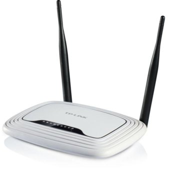 Рутер TP-Link TL-WR841N, 300Mbps, 2.4GHz(300 Mbps), Wireless N, 4x LAN 100, 1x WAN 100, 2x външни антени | JAR Computers TP-Link TL-WR841N