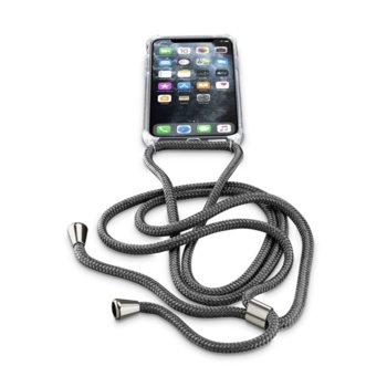 Калъф за Apple iPhone 11 Pro Max, с връзка за врат, Cellularline, черен | JAR Computers Cellularline за iPhone 11 Pro Max, Черен