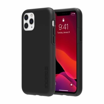 Калъф за Apple iPhone 11 Pro, хибриден, Incipio DualPro IPH-1843-BLK, удароустойчив, черен | JAR Computers Incipio DualPro black IPH-1843-BLK