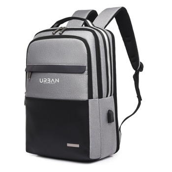 Раница за лаптоп Urban Explorer TechVista, до 15.6" (39.62 cm), USB порт, сива | JAR Computers Urban Explorer TechVista Grey UE085GR
