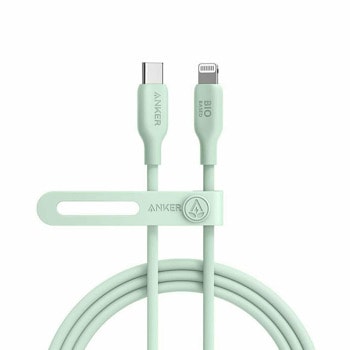 кабел Anker USB C м to Ligthning м 1.8m green