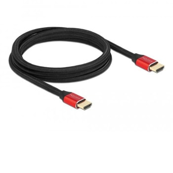 Кабел Delock HDMI 2.1 м to HDMI 2.1 м 2m red