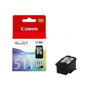 Касета CANON PIXMA MP240/ MP260/ MP480 - Color ink cartridge - CL-511 - P№2972B001 - заб.: 9ml. | JAR Computers Касета CANON PIXMA MP240/ MP260/ MP480 - Color