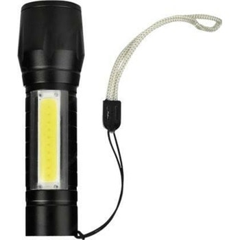LED фенер Uniross 8304, джобен, захранване AA батерии, 80 Lumens, 3 режима на осветяване, черен image