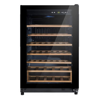 Виноохладител Arielli AWC-130GGE, клас G, 131 л. общ обем, свободностоящ, 145 kWh/годишно, черен | JAR Computers Arielli AWC-130GGE