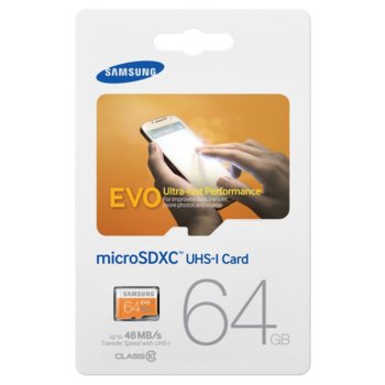 64GB microSDXC Samsung EVO MB-MP64D