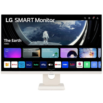 Монитор LG 27SR50F-W, 27" (68.58cm) IPS панел, Full HD, 14ms, 250cd/m2, HDMI, USB, Wi-Fi, Bluetooth | JAR Computers LG 27SR50F-W