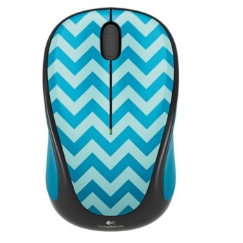 Мишка Logitech M238 Play Collection Teal Chevron, оптична (1000dpi), USB | JAR Computers Logitech M238 Play Teal Chevron 910-004520