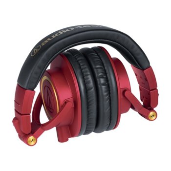 Слушалки Audio-Technica ATH-M50x - червени
