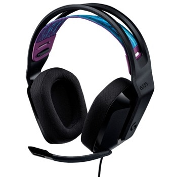 Слушалки Logitech G335 Black, микрофон, гейминг, черни | JAR Computers Logitech G335 Black