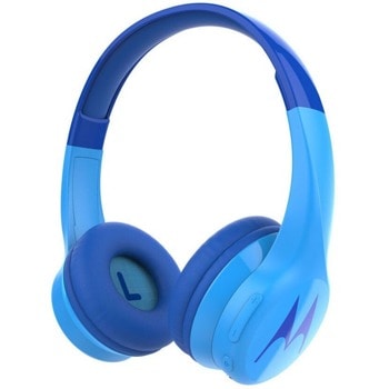 Слушалки Motorola Squads 300, безжични, Bluetooth, за деца, микрофон, сини | JAR Computers MOTOROLA SQUADS 300