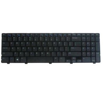 Клавиатура за лаптоп Dell, съвместима със серия Inspiron 3521 5521 Vostro 2521, US/UK | JAR Computers Клавиатура за Inspiron 3521 5521 Vostro 2521 US/UK