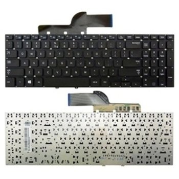 Клавиатура за лаптоп Samsung, съвместима със серия NP355E5C NP355V5C NP350V5C, без рамка, US+BG, черна | JAR Computers KBD for Samsung NP355E5C NP355V5C NP350V5C US/BG