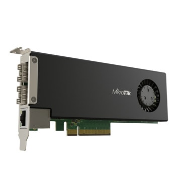 Мрежови адаптер Mikrotik CCR2004-1G-2XS-PCIe, от PCI-E към 1х 10/100/1000, 2х 25G SFP28 | JAR Computers Mikrotik CCR2004-1G-2XS-PCIe