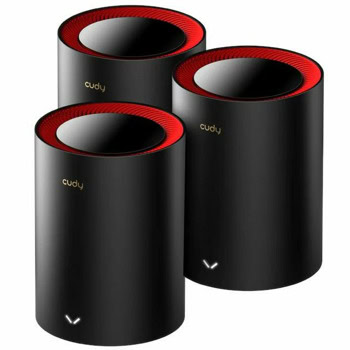 Мрежеста система Cudy M3000 (3-pack), 3000Mbps, 2.4GHz(574Mbps)/ 5GHz(2402Mbps), Wireless AX, 1x LAN 10/100/1000Mbps, 1x WAN 100/1000/2500Mbps, 5 вътрешни антени | JAR Computers Cudy M3000 (3-pack)