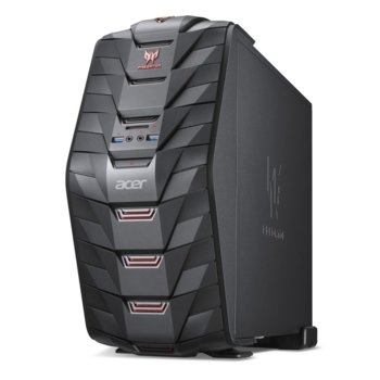 Настолен компютър Acer Predator G3-710 (DT.B1PEX.013_JR9-00010) с подарък Xbox 360 Wireless Controller, четириядрен Skylake Intel Core i5-6400 2.7/3.3GHz, NVIDIA GeForce GTX950 2GB, 8GB DDR4, 1TB 7200rpm, 6x USB 3.0, клавиатура и мишка, Win10 | JAR Computers Acer Predator G3-710 DT.B1PEX.013_JR9-00010